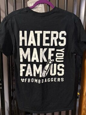 Haters Make You Famous Graphic Tee - Black